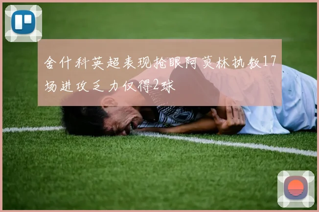 舍什科英超表现抢眼阿莫林执教17场进攻乏力仅得2球